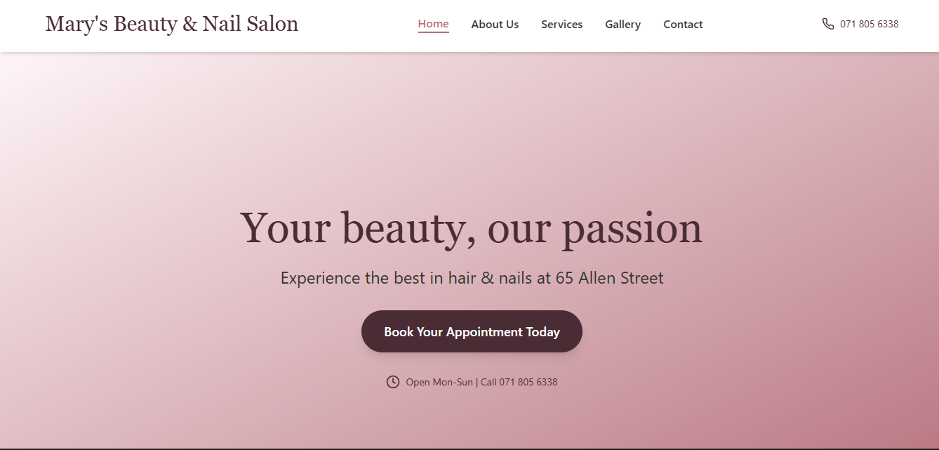 Mary's Beauty Salon thumbnail